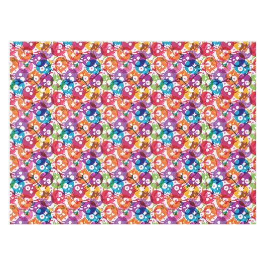 スカルパターン3 テーブルクロス (正面(横))