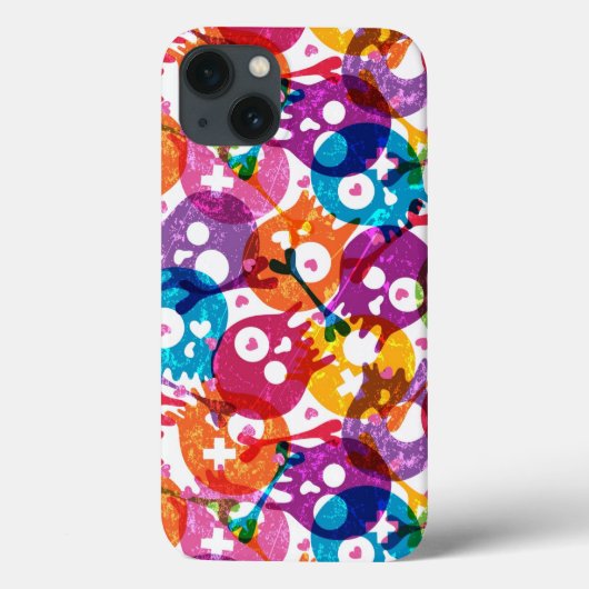 スカルパターン3 Case-Mate iPhoneケース (裏面)