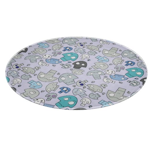 スカルパターン カッティングボード (角)