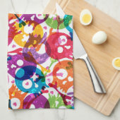 スカルパターン キッチンタオル (四つ折り)