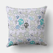 スカルパターン クッション (裏面)