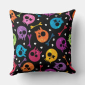 スカルパターン クッション (裏面)