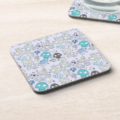 スカルパターン コースター (左側)