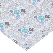 スカルパターン ショートテーブルランナー (コーナー)