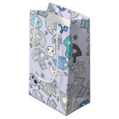 スカルパターン スモールペーパーバッグ (正面アングル)