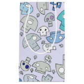 スカルパターン スモールペーパーバッグ (正面)