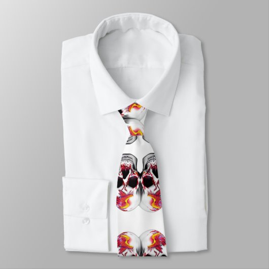 スカルパターン ネクタイ (タイ)