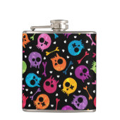 スカルパターン フラスク (正面)