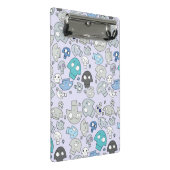 スカルパターン ミニクリップボード (アングル)