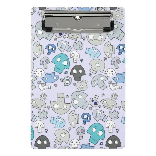 スカルパターン ミニクリップボード (正面)