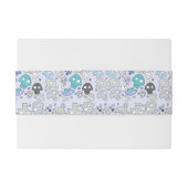 スカルパターン 招待状ベリーバンド (裏面例)