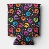 スカルパターン 缶クーラー (正面)