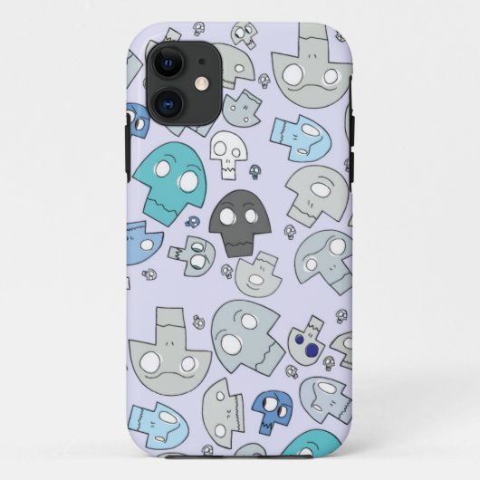 スカルパターン Case-Mate iPhoneケース (裏面)