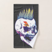 スカルパンク バスタオルセット (ハンドタオル)