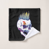 スカルパンク バスタオルセット (ウォッシュタオル)