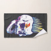 スカルパンク バスタオルセット (ハンドタオル)