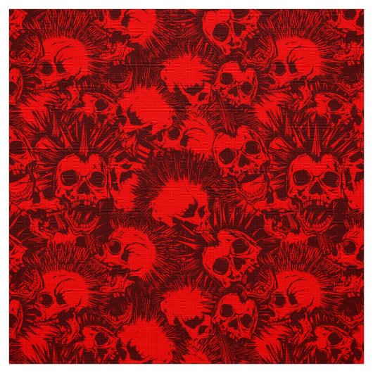 スカルパンク ファブリック (見本)