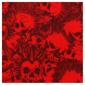 スカルパンク ファブリック (クローズアップ)