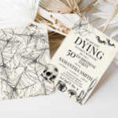 スカルパーティーハロウィーン誕生日パーティーにダイイング 招待状