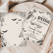 スカルパーティーハロウィーン誕生日パーティーにダイイング 招待状