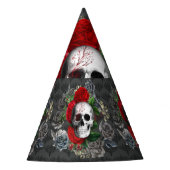 スカルパーティー帽子 パーティーハット (正面)