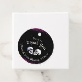 スカルパープルゴシック結婚式の引き出物 フェイバータグ (インサイチュ)