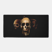 スカルヒューマンブラック デスクマット (正面)