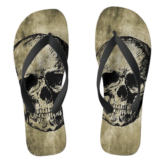 スカルビーチサンダル ビーチサンダル (フットベッド)