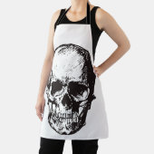 スカルファンタジーアートロックパンクヘビーメタル エプロン (インサイチュ)