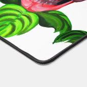 スカルフラワーサイエンスフィクションテーマ不気味デザイン デスクマット (コーナー)