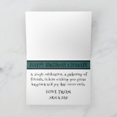 スカルフレンズ誕生日カードケーキバルーズカップケーキ カード (内部)