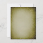 スカルフレームハロウィーン招待状 招待状 (裏面)