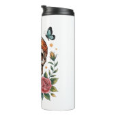 スカルフローラハロウィン不気味 タンブラー (回転右)