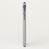 スカルフローラバラ白黒ゴシックハロウィーンケース Case-Mate iPhoneケース (裏面/左)