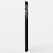 スカルフローラバラ白黒ゴシック Case-Mate iPhoneケース (裏面/左)