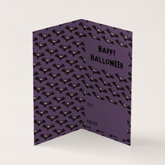 スカルブックキャンドルこうもりスタークラスルーム交換カード 名刺 (内部)