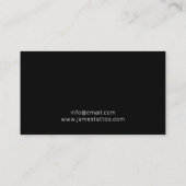 スカルブラックダモダンークタグランジトゥーアーティスト 名刺 (裏面)