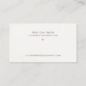 スカルブラックハロウィーン 名刺 (裏面)