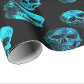 スカルブルー2 ラッピングペーパー (ロールコーナー)