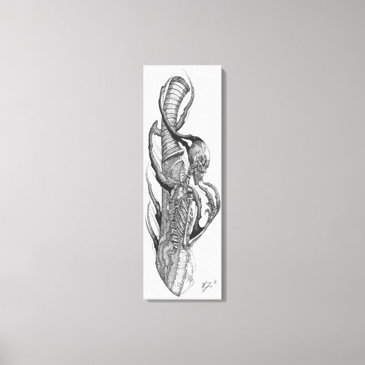 スカルブレード3 キャンバスプリント (正面)