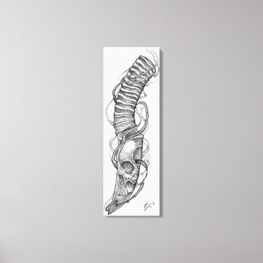 スカルブレード4 キャンバスプリント (正面)