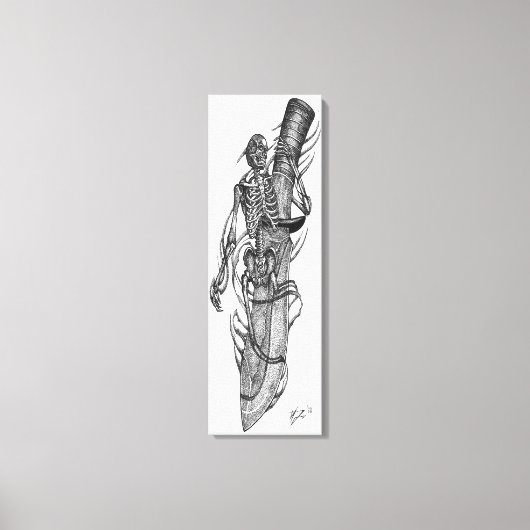 スカルブレード5 キャンバスプリント (正面)