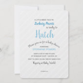 スカルプトエッグシャワー招待状 招待状 (裏面)