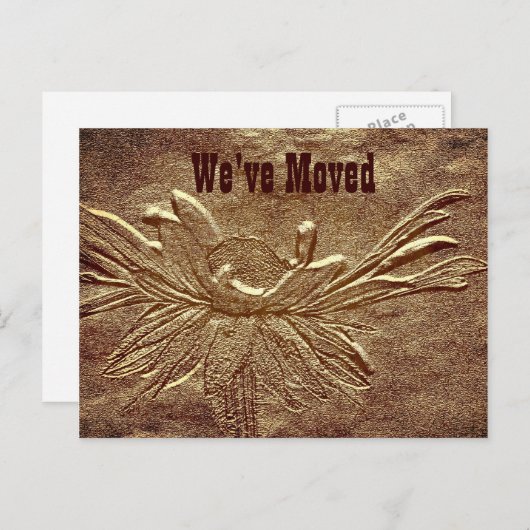 スカルプトデイジー新しいアドレス移動はがき 案内ポストカード (正面/裏面)