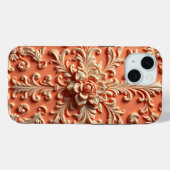 スカルプト開花iPhone / iPadケース Case-Mate iPhoneケース (裏面 (横))