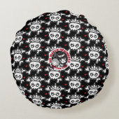 スカルプリンセスパターン ラウンドクッション (裏面)