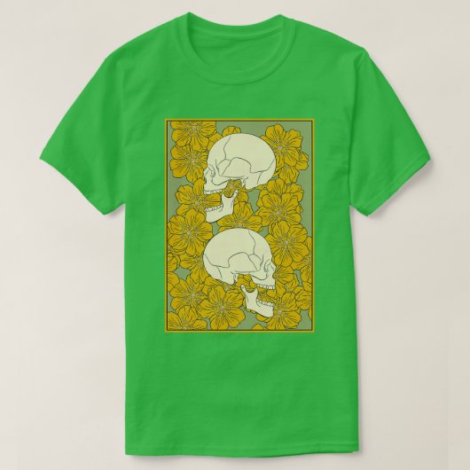 スカルプロファイル Tシャツ (デザイン正面)