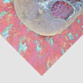 スカルヘッドゴシックアポップ・アートのートピンク抽象芸術 薄葉紙 (詳細)