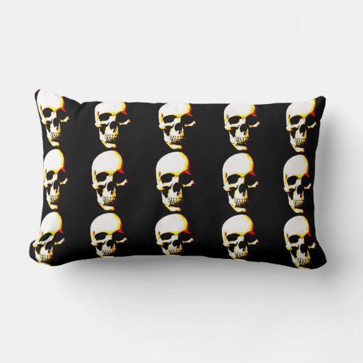 スカルヘビーメタルファンタジー ランバークッション (正面)