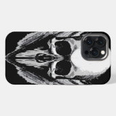スカルベクターポスター iPhoneケース (裏面横)